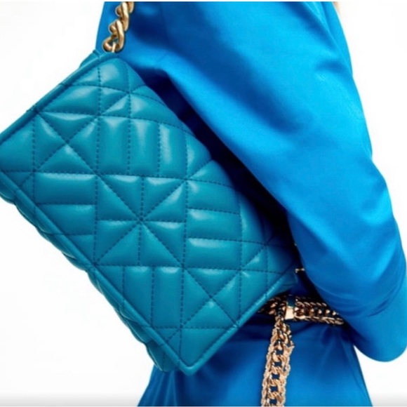 Zara Handbags - Zara Quilted Chain Link Purse
